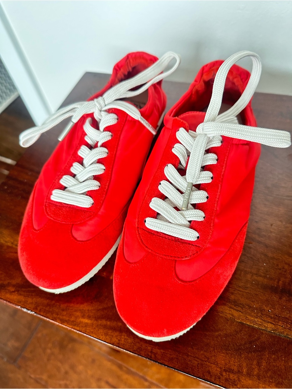 Polo by Ralph Lauren Red Sneakers with White Laces